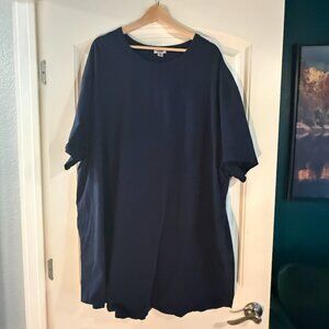 Navy One Bone Scoop Tee Size 5 (6XL)